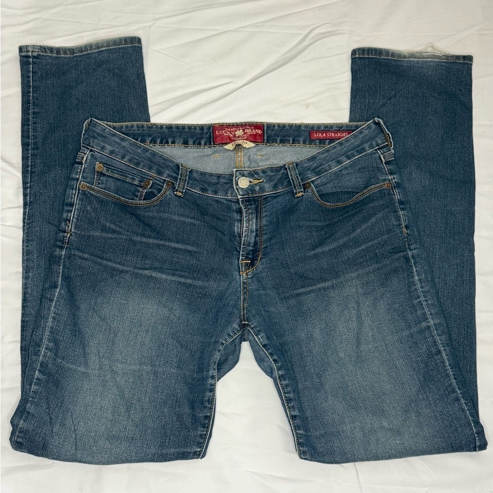 🍀 Lucky Brand Lola Straight Jeans – Size 10 / 30